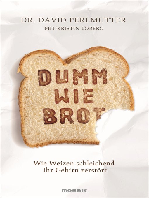 Title details for Dumm wie Brot by David Perlmutter - Available